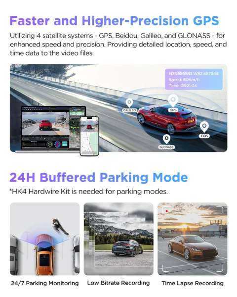 VIOFO A229 Pro 1CH Dash Cam Black