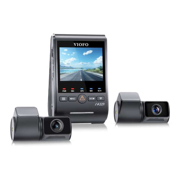 VIOFO A329T 3CH Dash Cam Black