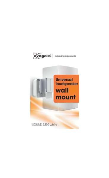 Vogel's SOUND 3200 Speaker Wall mount White