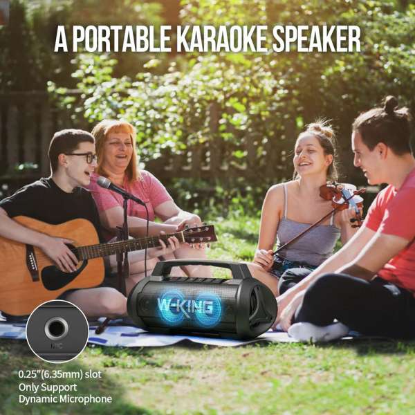 W-King D10 Bluetooth Speaker Black