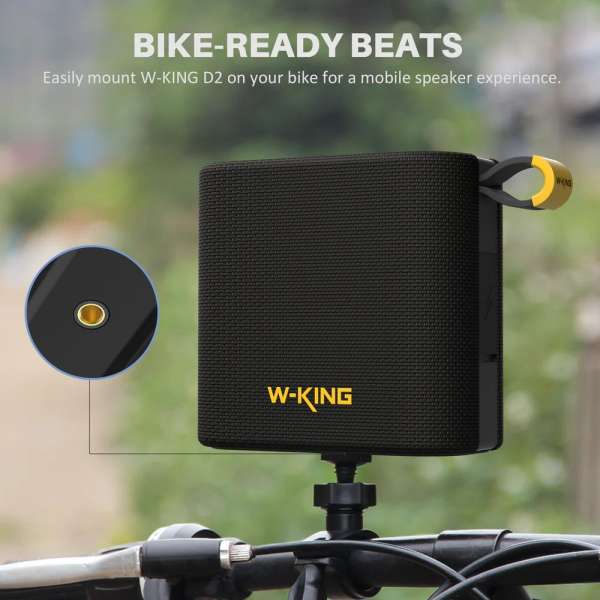 W-King D2 Bluetooth Speaker Black