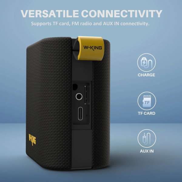 W-King D2 Bluetooth Speaker Black