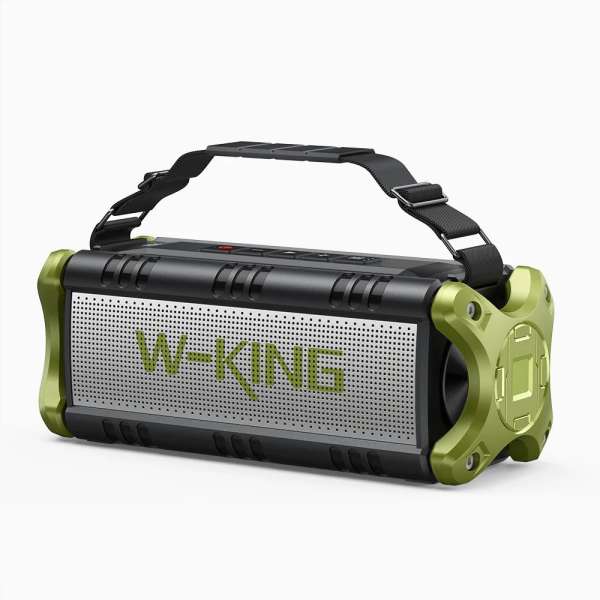 W-King D8 Bluetooth Speaker Black/Green