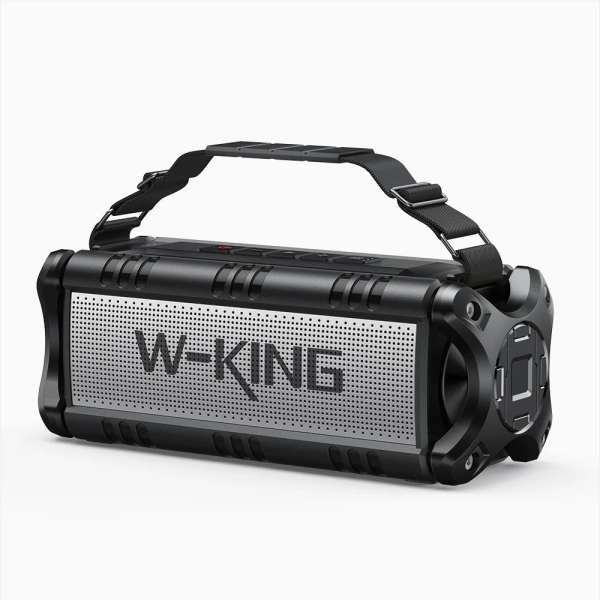 W-King D8 Bluetooth Speaker Black/Silver