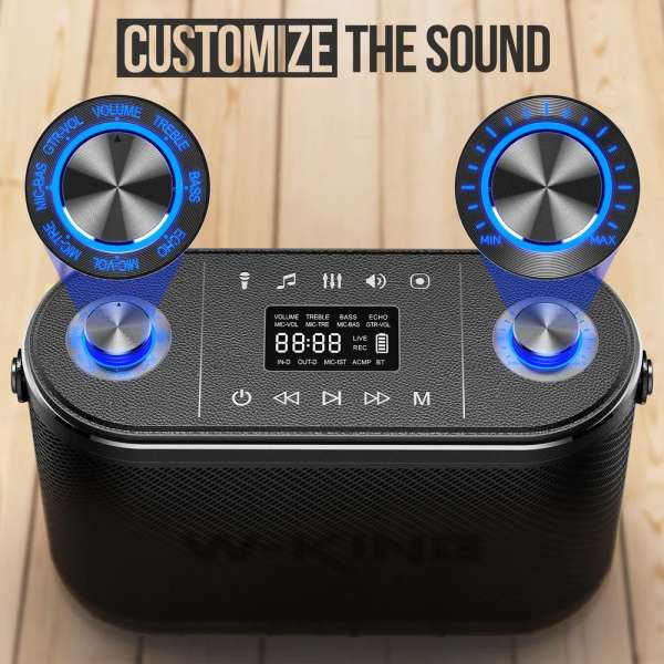W-King H10 Bluetooth Speaker Black
