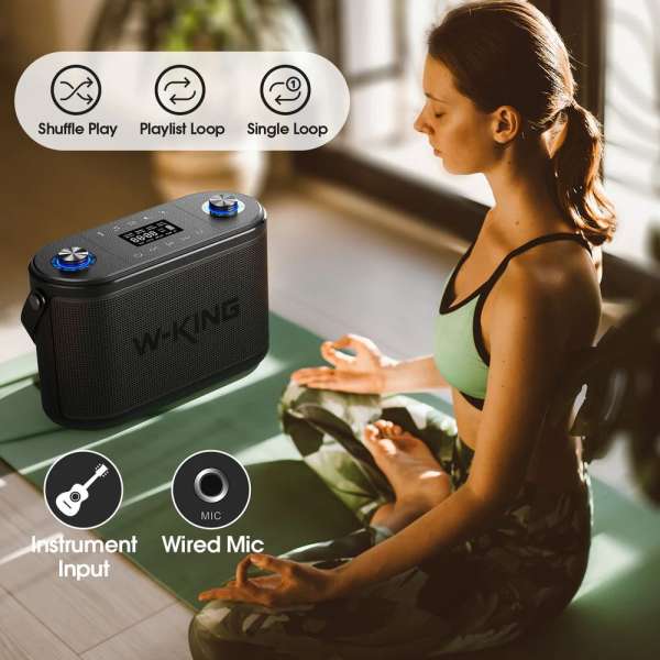 W-King H10 Bluetooth Speaker Black