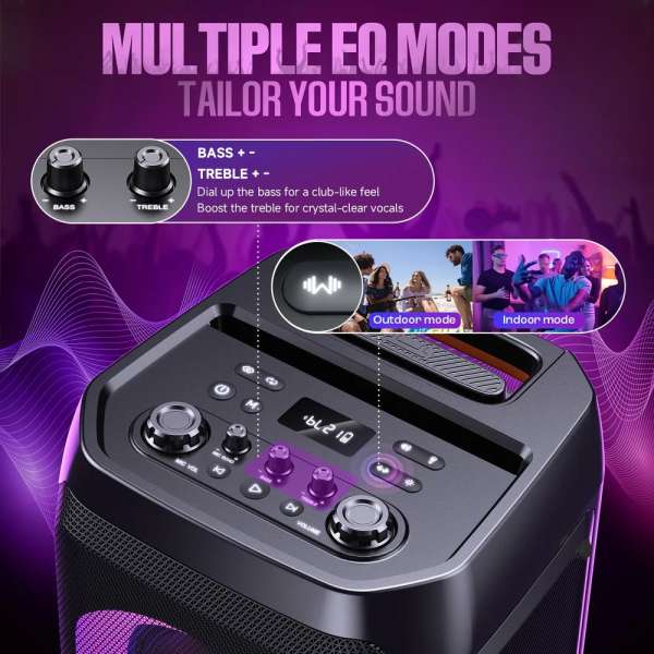 W-King T12 Bluetooth Speaker Black