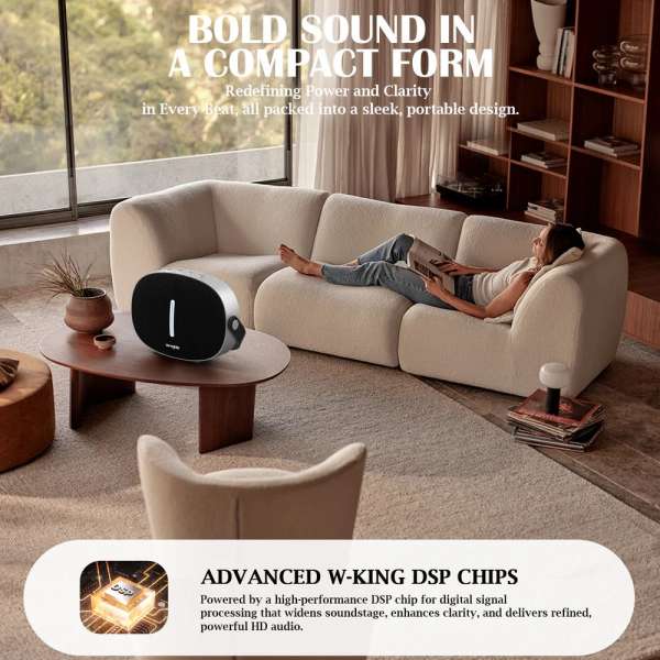 W-King T8 II Bluetooth Speaker Black