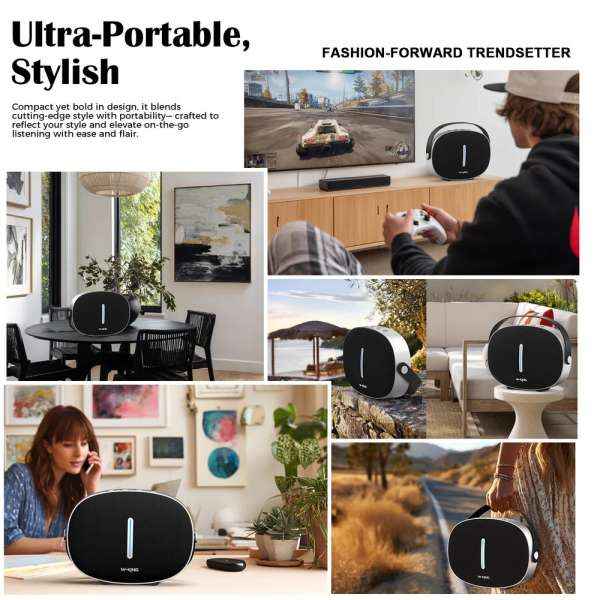 W-King T8 II Bluetooth Speaker Black
