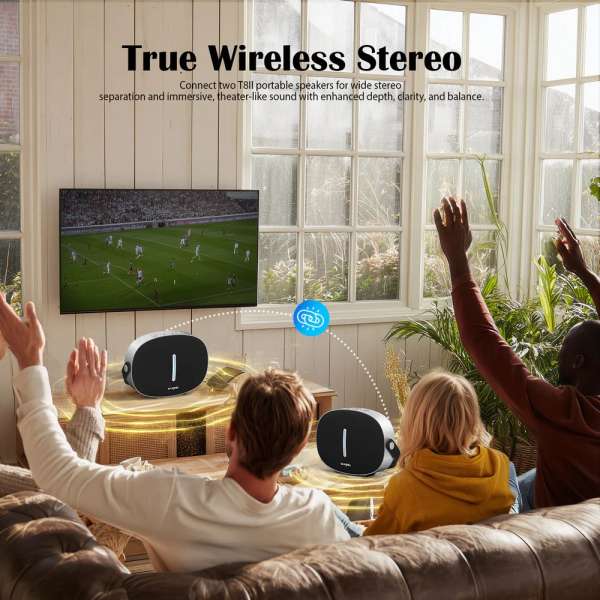 W-King T8 II Bluetooth Speaker Black