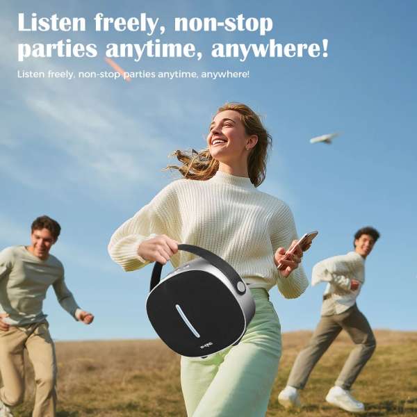 W-King T8 II Bluetooth Speaker Black