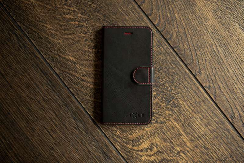 FIXED Wallet oldalranyíló telefontok FIT Apple iPhone 11 Pro Max, Fekete, Mobiltelefon Kiegészítő