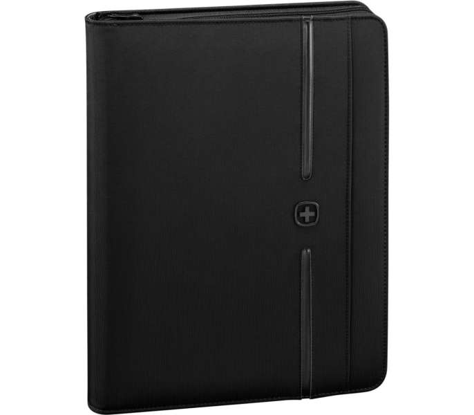 Wenger Affiliate Binder Padfolio with Tablet Pocket Black