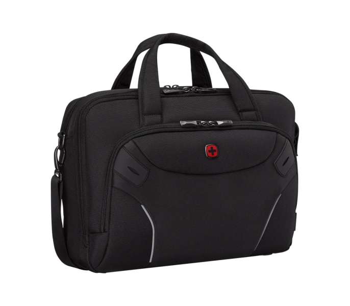 Wenger Cosmic Brief 16" Laptop Briefcase with Tablet Pocket Black