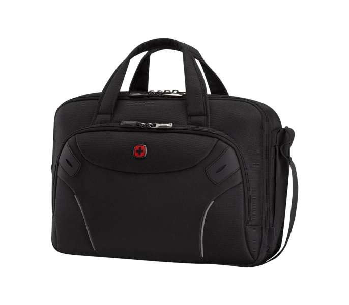 Wenger Cosmic Brief 16" Laptop Briefcase with Tablet Pocket Black