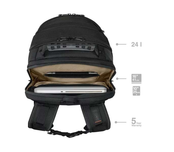Wenger Legacy Laptop Backpack 16" Black