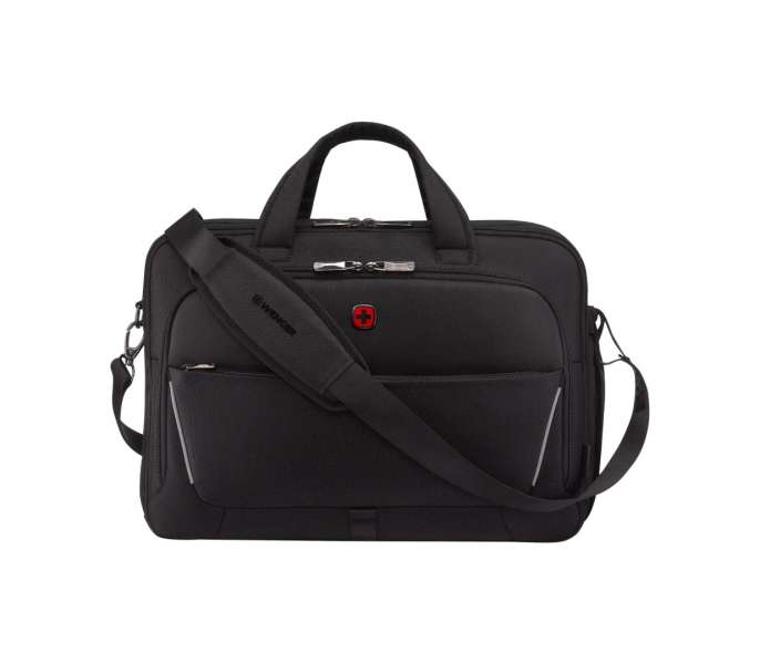 Wenger Meteor Brief 17" Laptop Briefcase with Tablet Pocket Black
