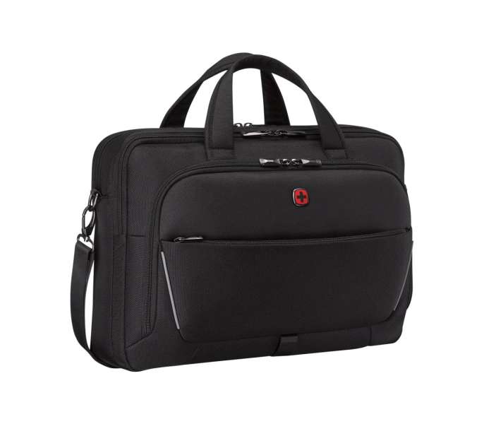 Wenger Meteor Brief 17" Laptop Briefcase with Tablet Pocket Black