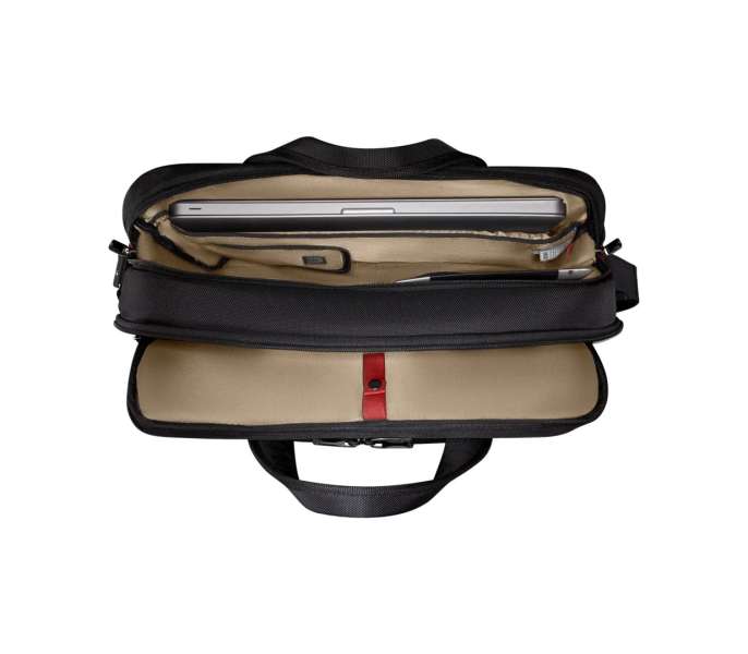 Wenger Meteor Brief 17" Laptop Briefcase with Tablet Pocket Black