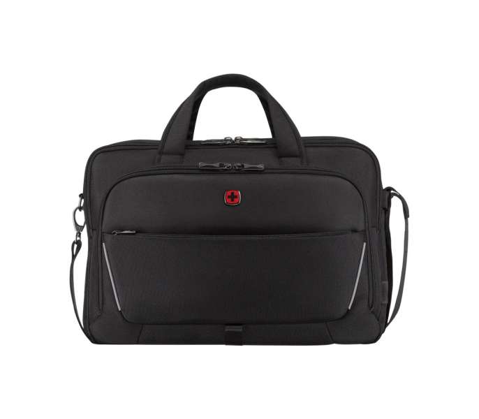 Wenger Meteor Brief 17" Laptop Briefcase with Tablet Pocket Black