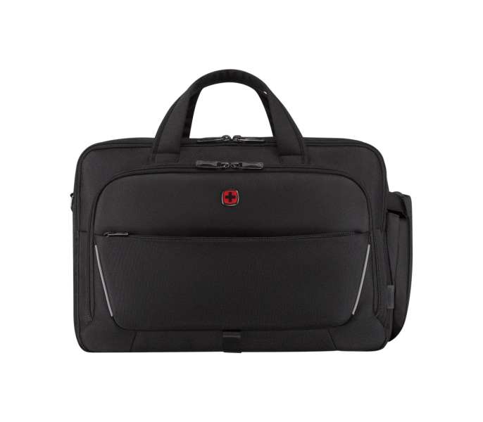 Wenger Meteor Brief 17" Laptop Briefcase with Tablet Pocket Black