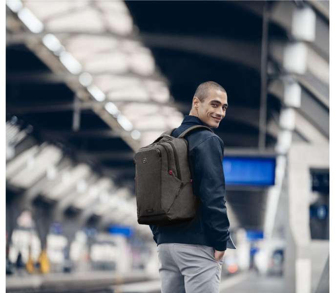 Wenger MX Professional Laptop Backpack with Tablet Pocket 16" Gray