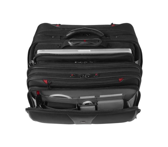 Wenger Patriot 2-Piece Business Set with Comp-U-Roller 17.3" Black