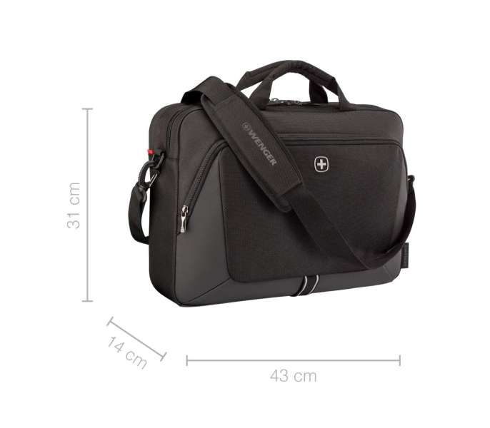 Wenger XE Brief 16 Laptop Briefcase with Tablet Pocket 16" Black
