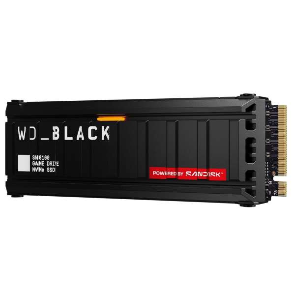 Western Digital 1TB M.2 2280 NVMe SN8100 with Heatsink Black