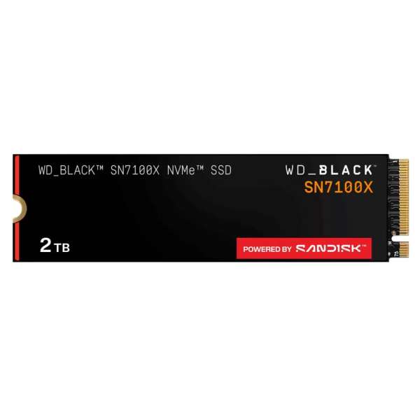 Western Digital 2TB M.2 2280 NVMe SN7100X Black