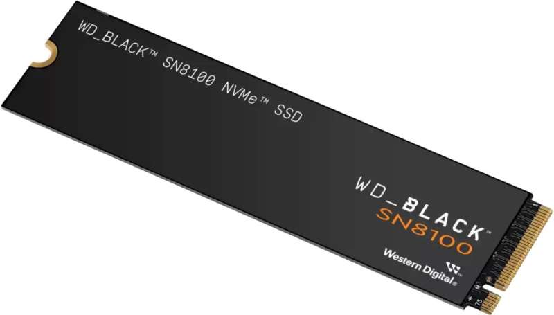 Western Digital 2TB M.2 2280 NVMe SN8100 Black