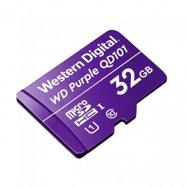 Western Digital 32GB microSDHC Class10 UHS-I (U1) Purple QD101 adapter nélkül