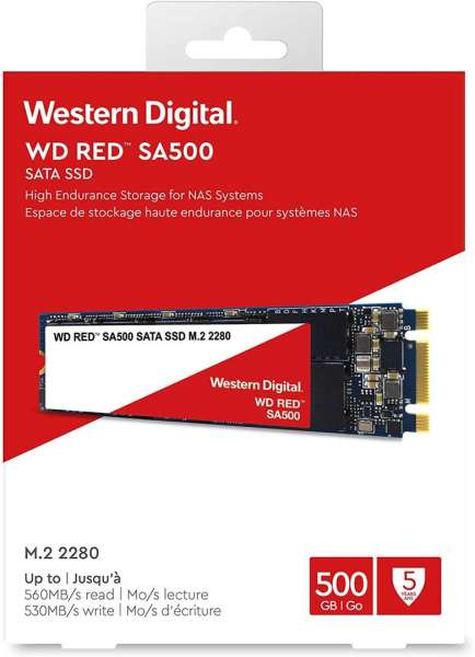 Western Digital 500GB M.2 2280 SA500 NAS Red