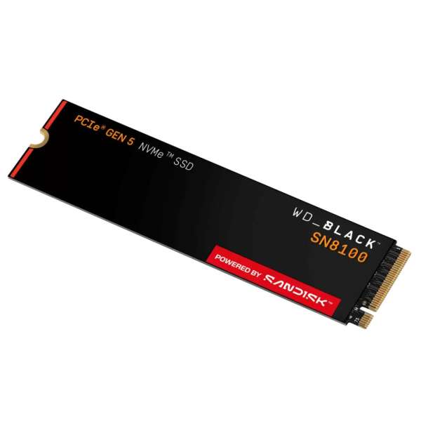 Western Digital 8TB M.2 2280 NVMe SN8100 Black
