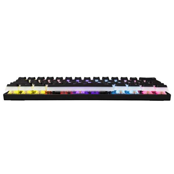 White Shark Ashiko 2 Red Switches Mechanical 60% Gaming Keyboard Black US