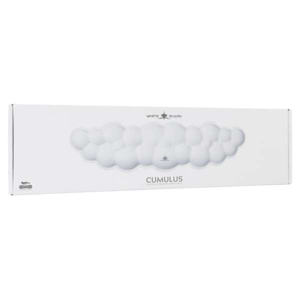 White Shark Cumulus Keyboard wrist rest White