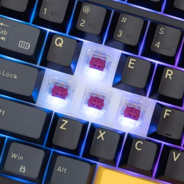 White Shark Excalibur Gaming Wireless Bluetooth Keyboard Black US