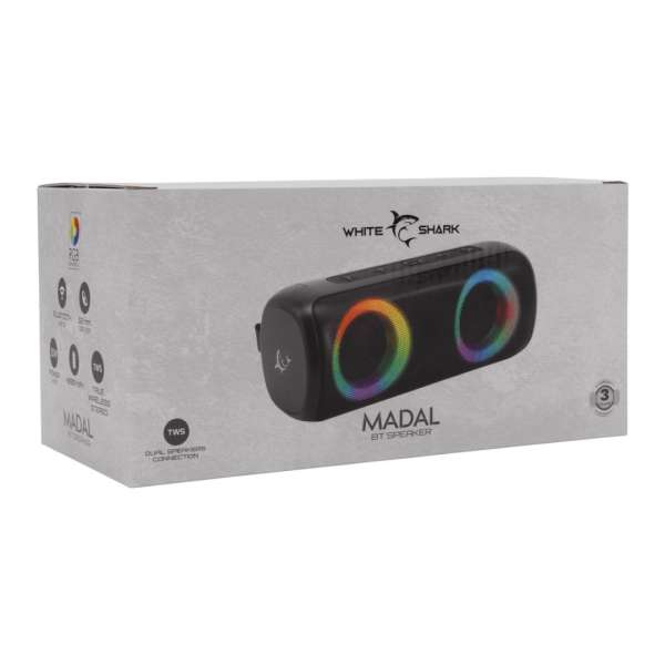 White Shark GBT-876 Madal Bluetooth Speaker Black
