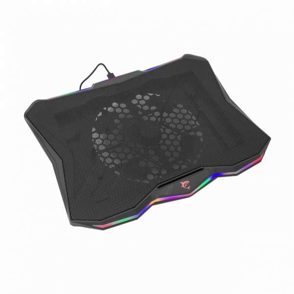White Shark Glacier 17,3" Gaming RGB Cooling pad Black