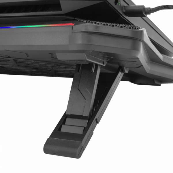 White Shark Glacier 17,3" Gaming RGB Cooling pad Black
