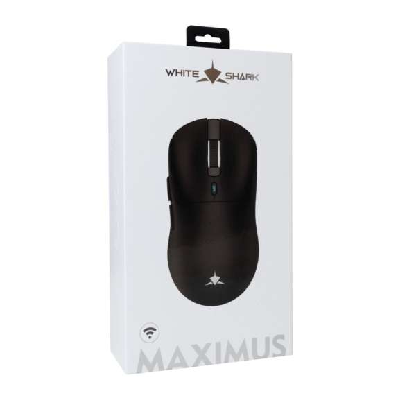 White Shark Maximus Gaming Wireless Bluetooth Mouse Black