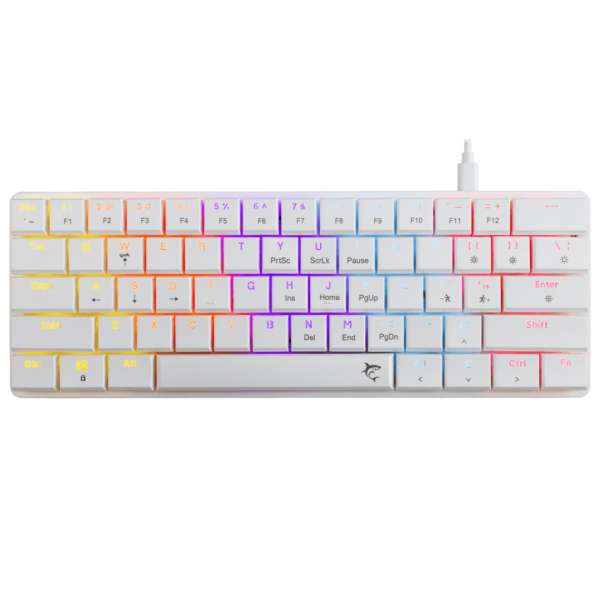 White Shark Nagamaki RGB Gaming keyboard Black US