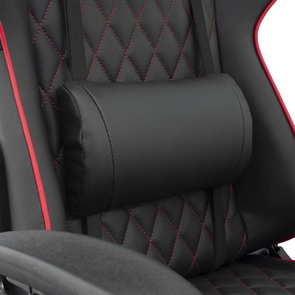 White Shark Racer-Two Gaming Chair Black/Red