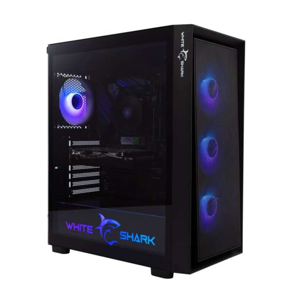 White Shark Warhead 3 Tempered Glass Black