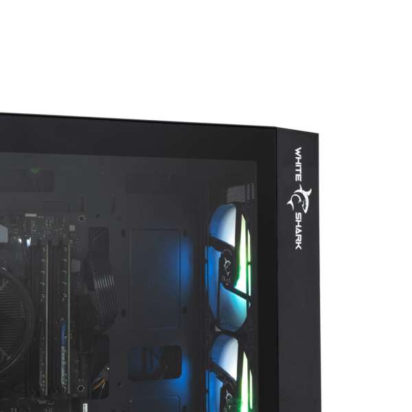 White Shark Warhead 3 Tempered Glass Black