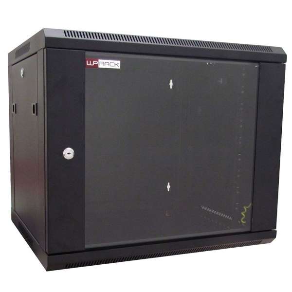 WP WPN-RWB-12606-B Falra szerelhető Rackszekrény Black