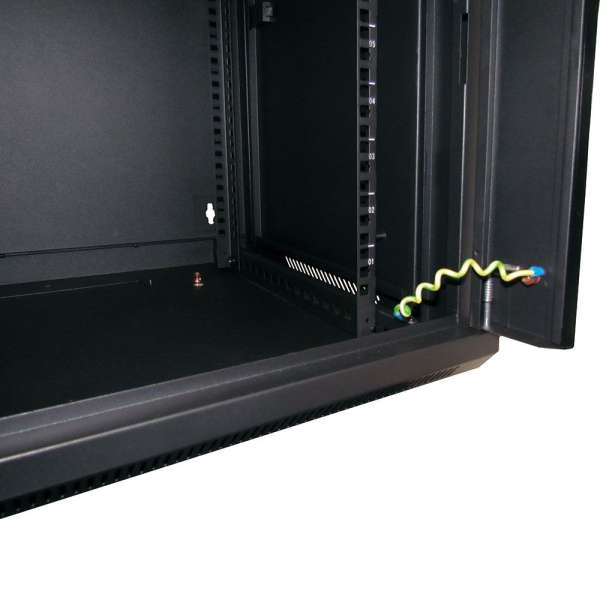 WP WPN-RWB-12606-B Falra szerelhető Rackszekrény Black