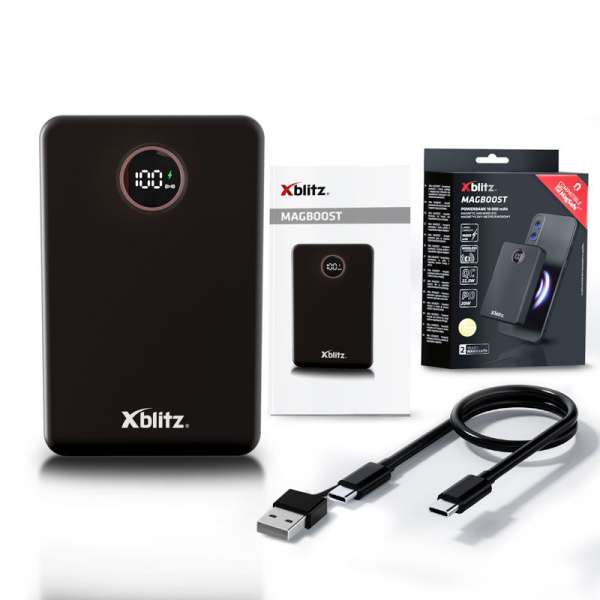 Xblitz Magboost 10000mAh PowerBank Black