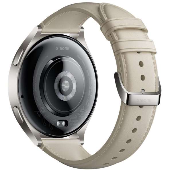 Xiaomi Watch 2 Titan Gray Case with White Leather Strap