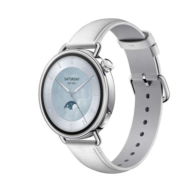 Xiaomi Watch S4 41mm Leather Strap White